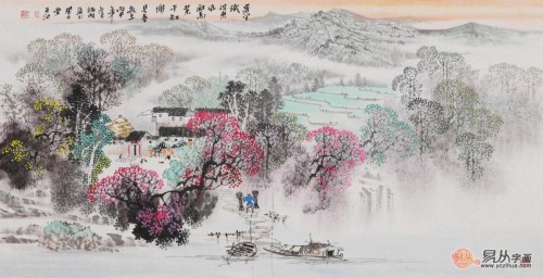 江南山水畫的重新詮釋，感受藝術(shù)需要用心去體會(huì)