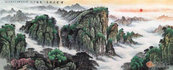 辦公室裝飾字畫掛什么好，內(nèi)行的老板都是這樣選擇掛畫的