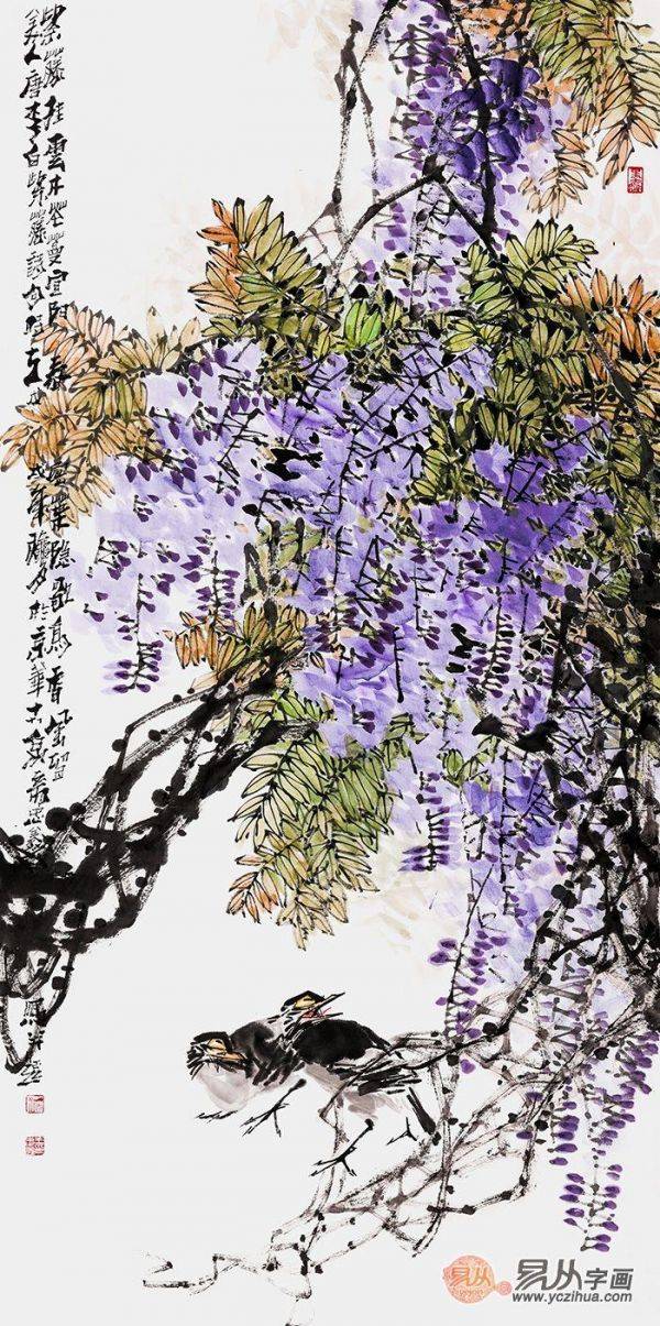 玄關(guān)用什么畫裝飾比較好，經(jīng)典好寓意玄關(guān)花鳥畫解讀