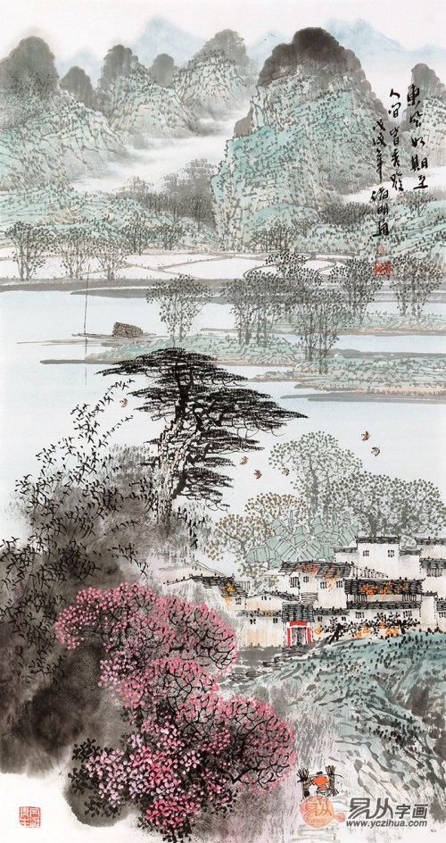 國(guó)畫(huà)山水上色技巧有講究,知道這些盤(pán)點(diǎn),體現(xiàn)你的藝術(shù)水準(zhǔn)