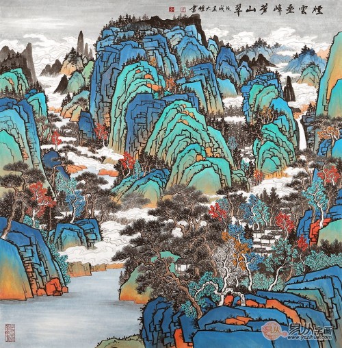 國(guó)畫(huà)山水上色技巧有講究,知道這些盤(pán)點(diǎn),體現(xiàn)你的藝術(shù)水準(zhǔn)