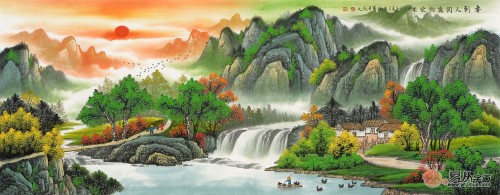 實用攻略盤點：這樣來布置沙發(fā)背景墻掛畫，讓你正好掌握掛畫美感要領(lǐng)