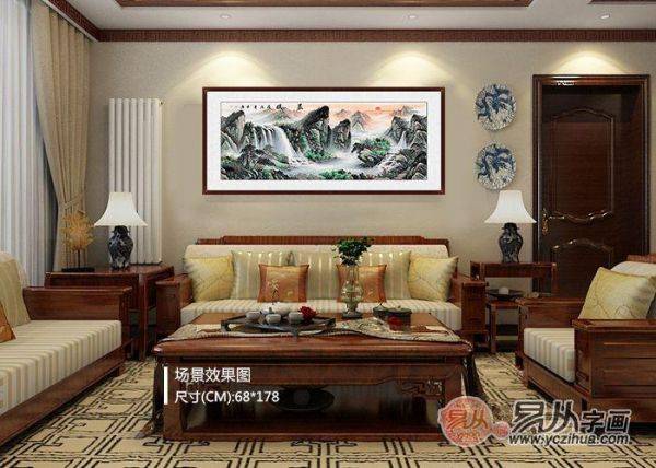 客廳掛畫不容錯(cuò)過 這些山水畫太美了