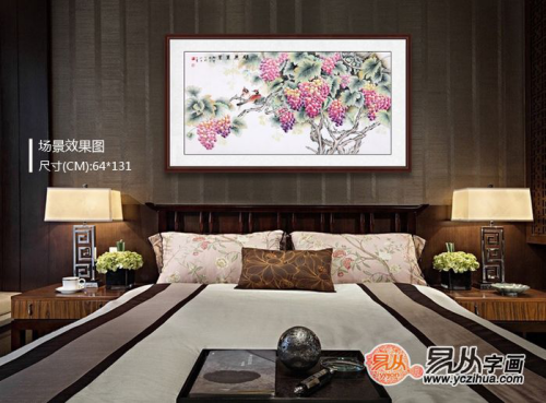 適合掛在臥室的字畫有哪些，當(dāng)屬當(dāng)代名家手繪花鳥畫