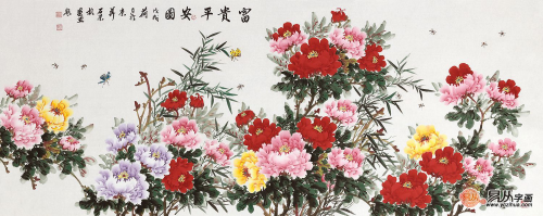 適合掛在臥室的字畫有哪些，當(dāng)屬當(dāng)代名家手繪花鳥畫