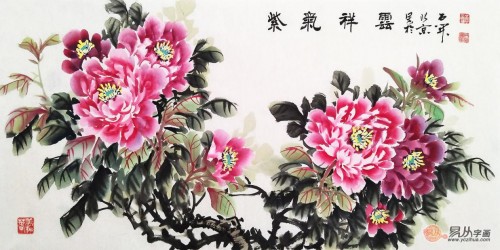 客廳適合掛什么字畫，國畫花鳥經(jīng)典四款寓意解析