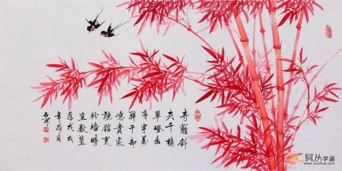 客廳適合掛什么字畫，國畫花鳥經(jīng)典四款寓意解析
