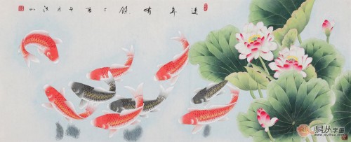 客廳適合掛什么字畫，國畫花鳥經(jīng)典四款寓意解析