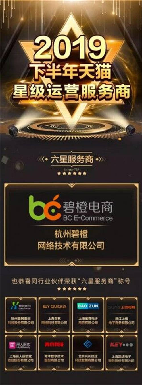 杭州碧橙三度蟬聯(lián)天貓六星，四招助力品牌數(shù)字化升級