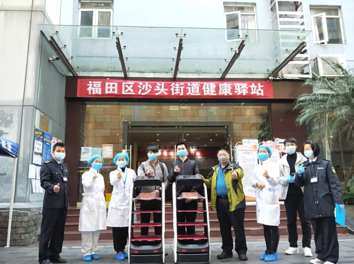 抗疫動態(tài)丨疫情不止，擎朗送餐機器人不退