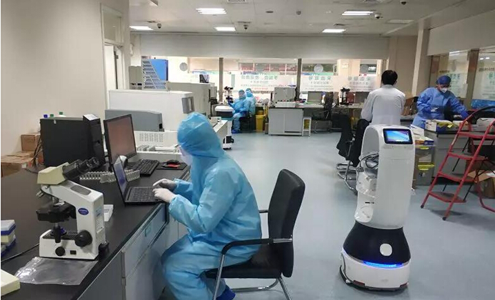 擎朗送餐機器人今日馳援7家醫(yī)院，3個集中隔離點