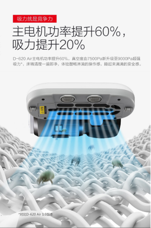 殺菌除螨率99%，小狗D-620 Air無(wú)線除螨儀守護(hù)家人