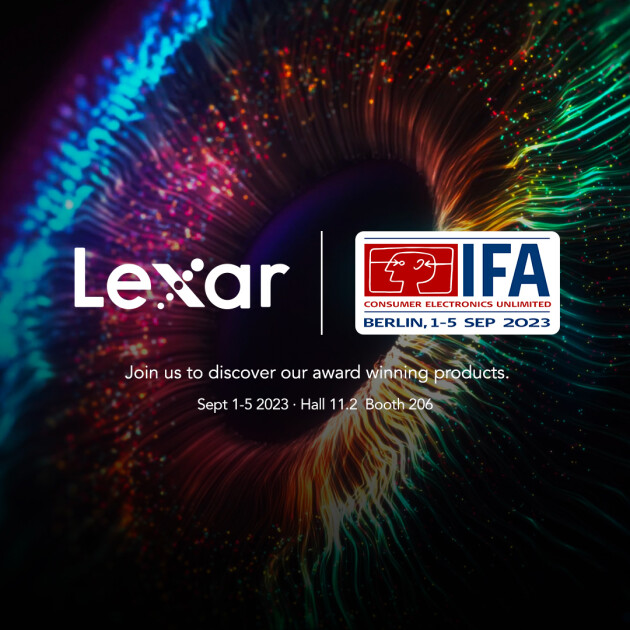 德國(guó)IFA2023舉辦在即！ Lexar雷克沙攜旗下多款重磅新品亮相展會(huì)！