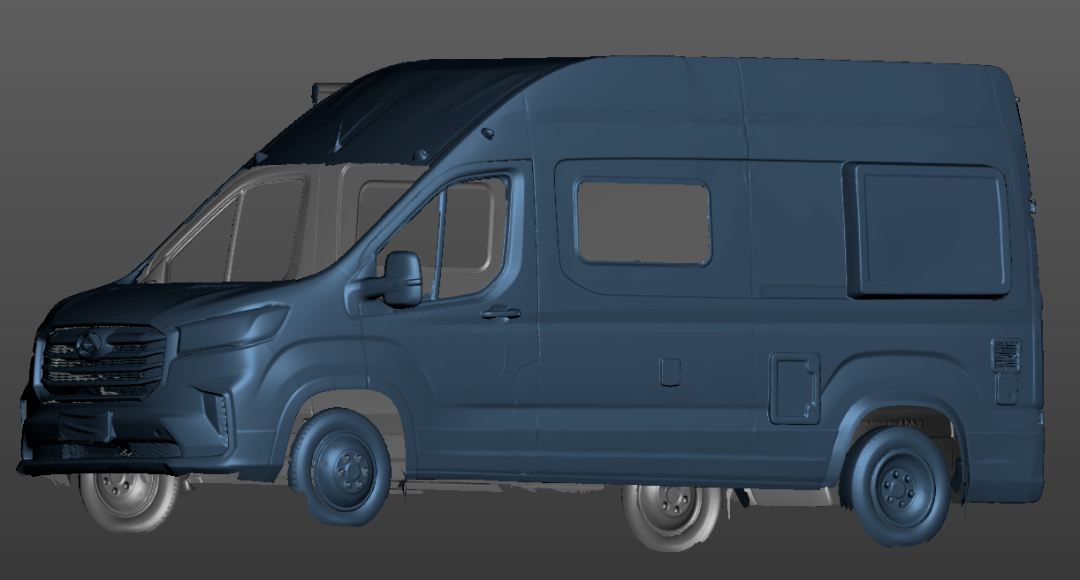 思看科技3D掃描儀助力大型房車個性化定制改裝！