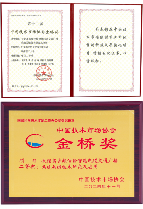 科技硬實力再獲認可！祝賀itc保倫股份榮膺國家級“金橋獎”項目獎二等獎！