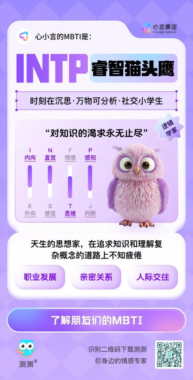 測(cè)測(cè)App 2024年度報(bào)告出爐 i人占比65%