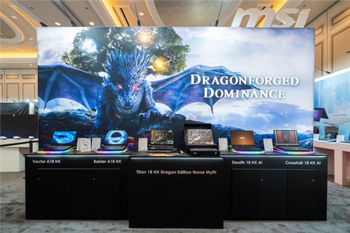 CES 2025微星發(fā)布RTX50系列筆記本新品：泰坦18 Ultra 龍魂典藏版領(lǐng)銜登場(chǎng)