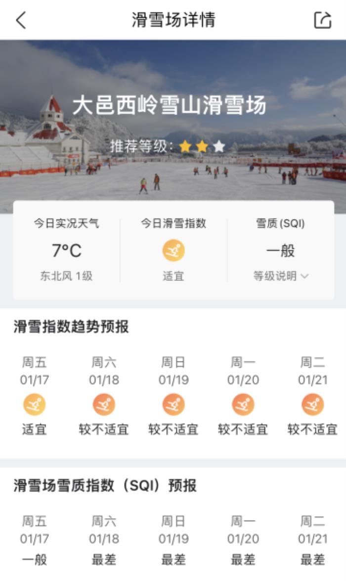 春節(jié)長假去哪滑雪？這份墨跡天氣滑雪場清單請(qǐng)收好！