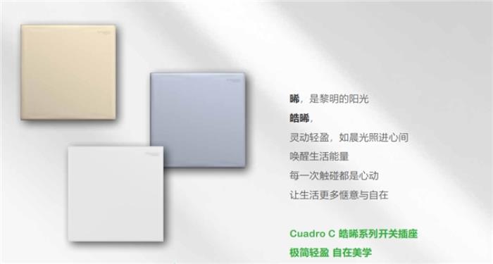 開(kāi)關(guān)插座哪個(gè)品牌好質(zhì)量好?施耐德皓晞系列打造生活美學(xué)卓越享受