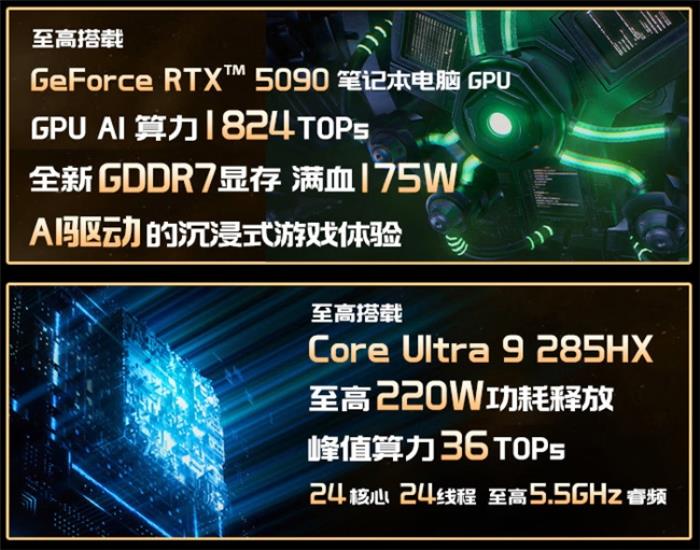 微星泰坦18 Ultra/Pro新品游戲本預約：Ultra 9+RTX5090旗艦登陸