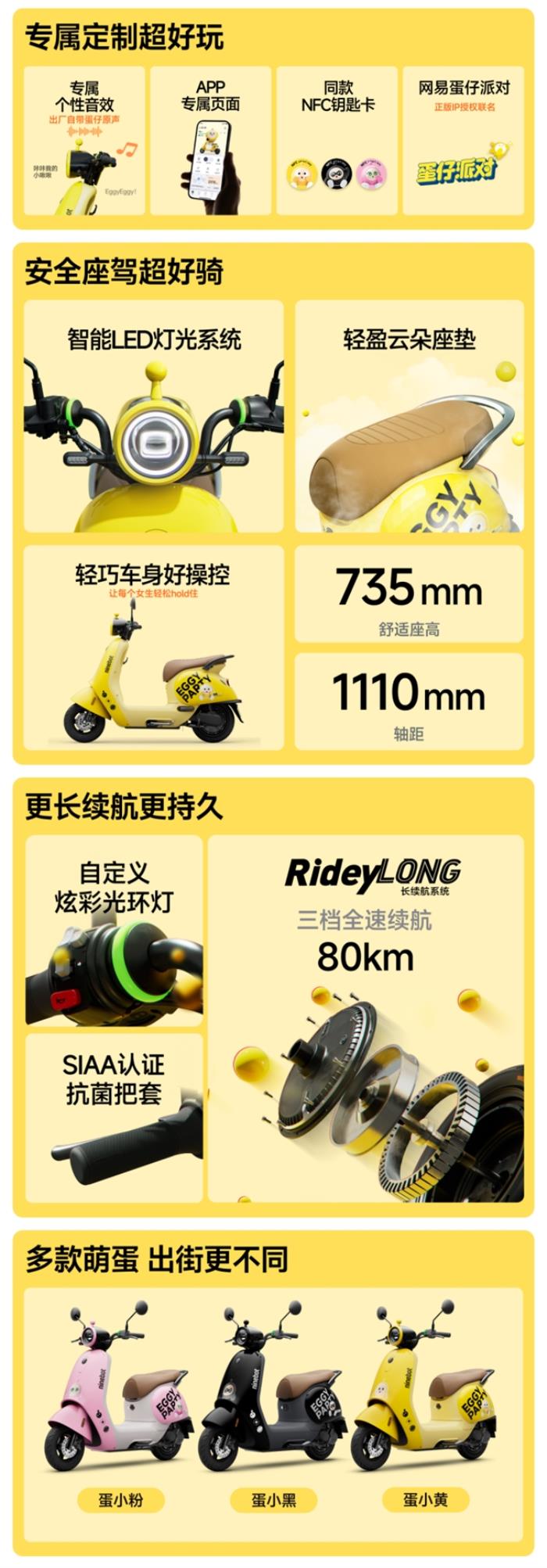騎進「蛋仔」次元！九號×蛋仔派對新車上市！通勤也能開派對