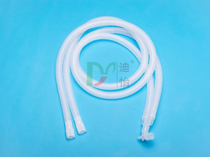 河南迪怡療護一次性使用麻醉呼吸管路，管體柔軟出氣通暢