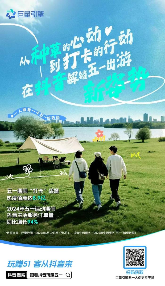 五一消費(fèi)熱潮來(lái)襲！抖音五大趨勢(shì)解鎖商家增長(zhǎng)新機(jī)遇