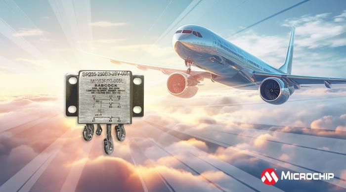Microchip推出防務(wù)級(jí)高可靠性BR235和BR235D系列功率繼電器