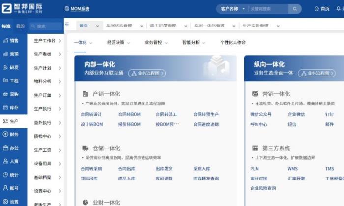 智邦國際：新一代一體化ERP，全方位構(gòu)建機(jī)械設(shè)備企業(yè)人機(jī)協(xié)同新模式