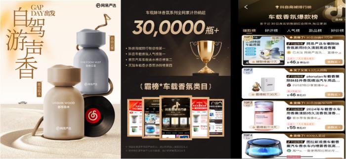 網(wǎng)易嚴選x領(lǐng)克聯(lián)名車載香薰，刮起品質(zhì)出行“香風熱潮”