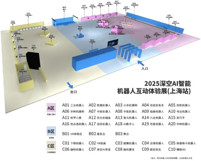 觸手可及，玩轉(zhuǎn)AI智能世界 2025深空AI智能機(jī)器人互動體驗(yàn)展上海站圓滿落幕，蚌埠站盛宴