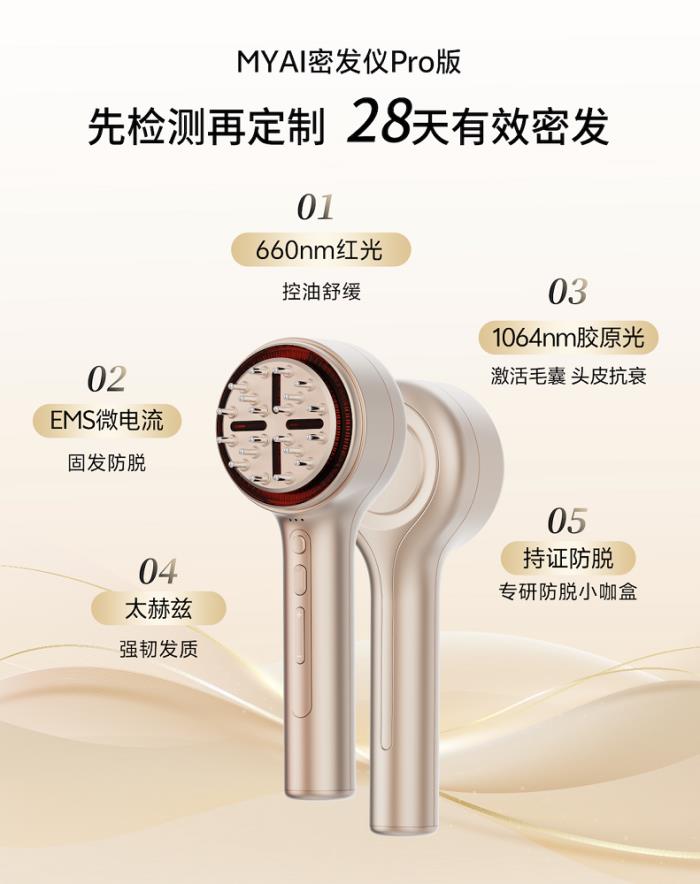 MYAI密發(fā)儀Pro新品閃耀2025美沃斯雙展，引領(lǐng)AI一站式養(yǎng)發(fā)新風潮