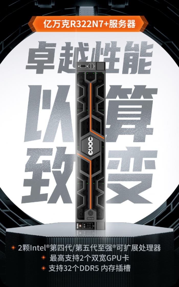 雙至強(qiáng)64核×DDR5矩陣×PB存儲(chǔ)！億萬(wàn)克R322N7+重磅拆解