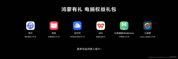 鴻蒙有禮電腦權(quán)益禮包來了！總價(jià)值超800元的多款應(yīng)用會(huì)員權(quán)益享不停