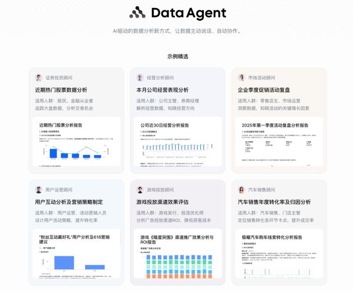 火山引擎Data Agent體驗中心正式上線！企業(yè)級AI數(shù)據(jù)專家觸手可及