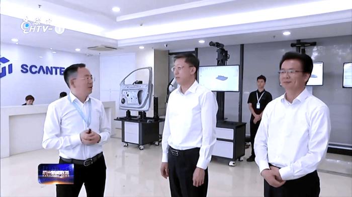省委常委、市委書記劉非調(diào)研思看科技，勉勵思看勇攀3D視覺數(shù)字化科技高峰