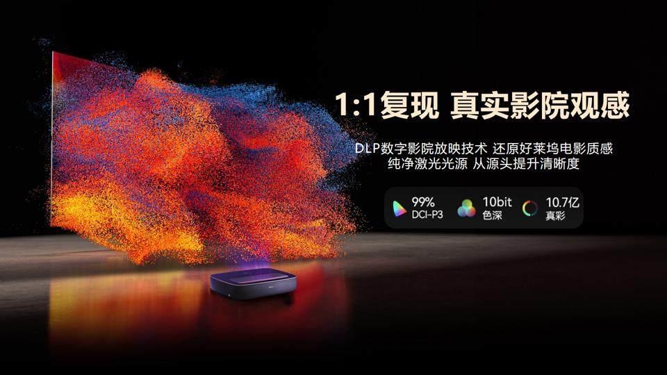 傳統(tǒng)電視藍(lán)光傷眼？激光電視的自然光屏出手了！百吋大屏竟比看書還舒服20%