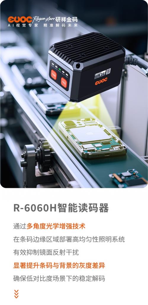 研祥金碼R-6060H：專治3C電子讀碼各種“不服”！