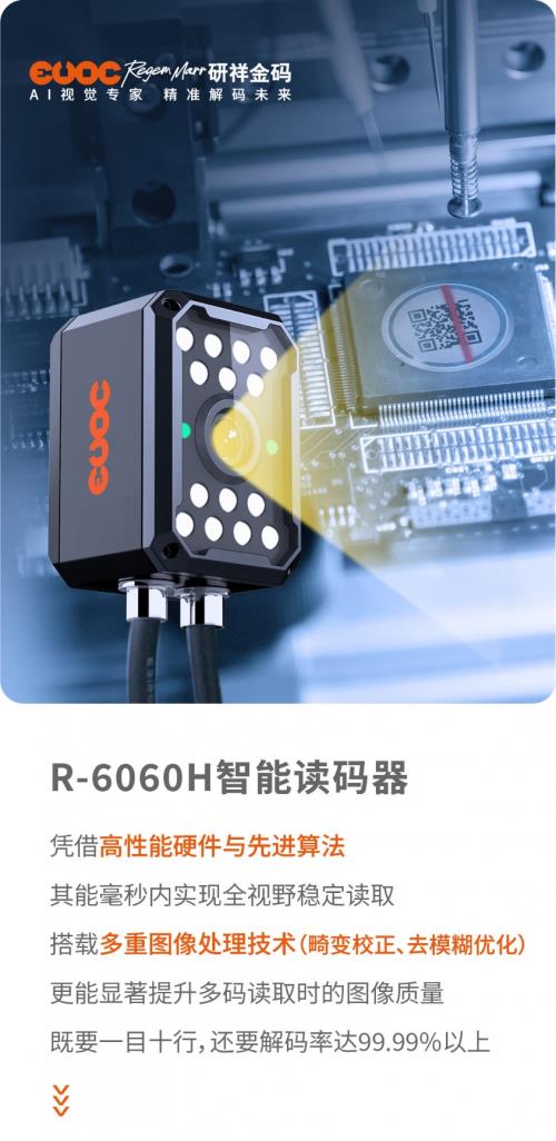 研祥金碼R-6060H：專治3C電子讀碼各種“不服”！